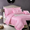 Exported good quality custom 100% silk adult home comfortable plain king hotel bedding set
