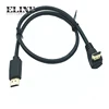 cable HDMI to HDMI 90 Angle HD support 4k 2k 3D 1080p, gold plated, for Apple Computer