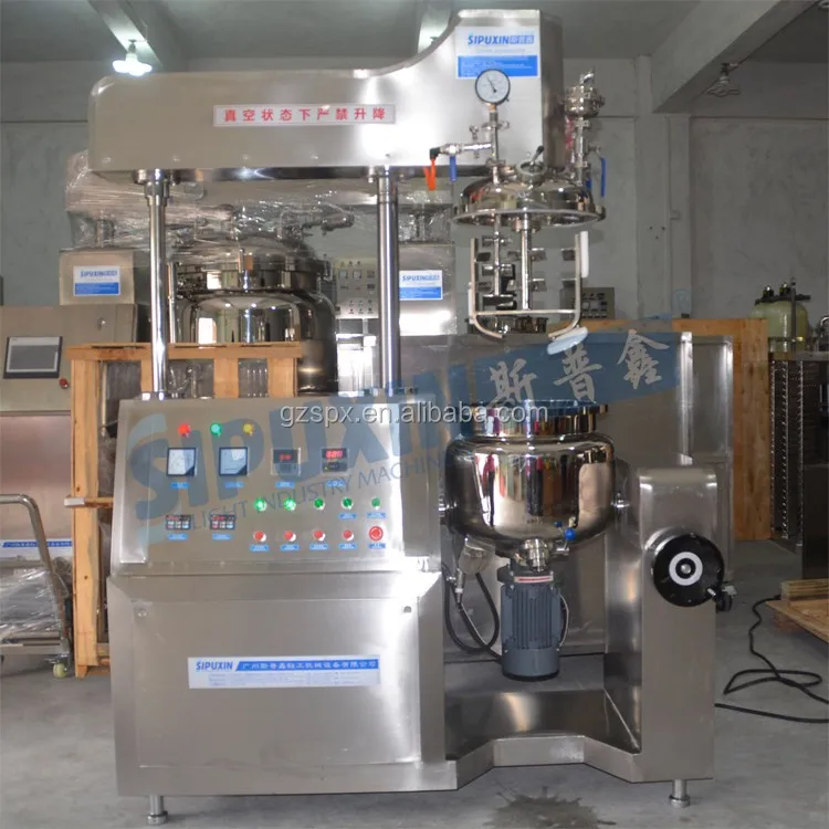 30L Vacuum homogenizing machine with bottom homogenizer (10)