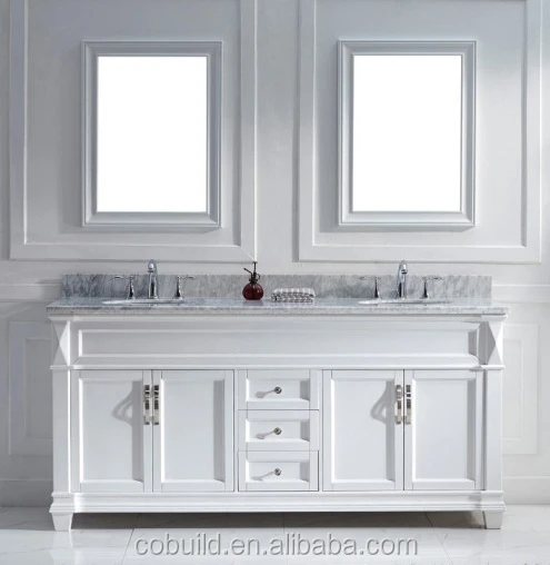 de bains vanité dessus de marbre blancMeublelavabo de salle de bain 