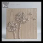 Rustic wood board funny photo string art for home decoration with Dandelion