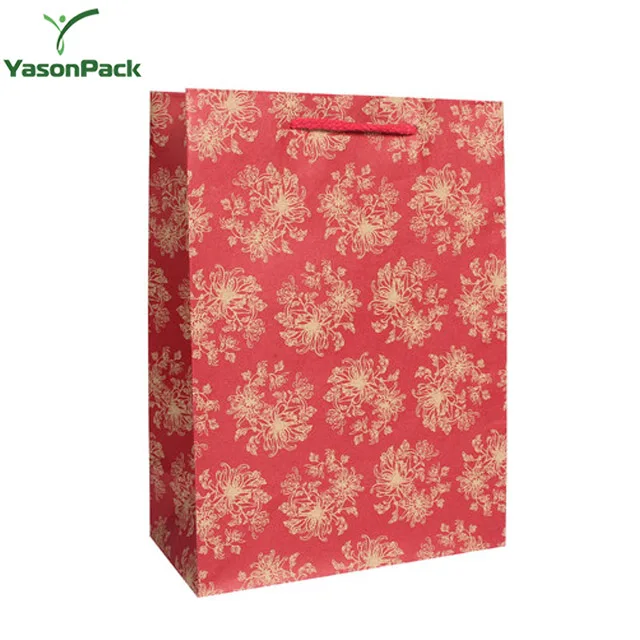 net luxury brown custom kraft paper shopping bags with your o