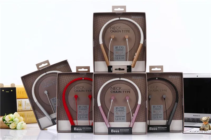 Wireless Portable Stereo Magnet Running Neckband - ANKUX.COM