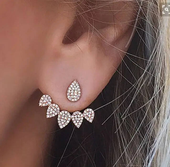 fashion jewelry Rhinestone Handmade Stone Gold waterdrop earring, Gold color or silver color
fashion jewelry Rhinestone Handmade Stone Gold waterdrop earring, Gold color or silver color