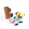 With Lenses Custom Logo Colorful Sun Glasses Bamboo Wooden Polarized Floating Sports Sunglasses