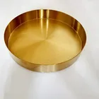 Wholesale Price Custom-Made Stainless Steel brass plated Tray Service Style