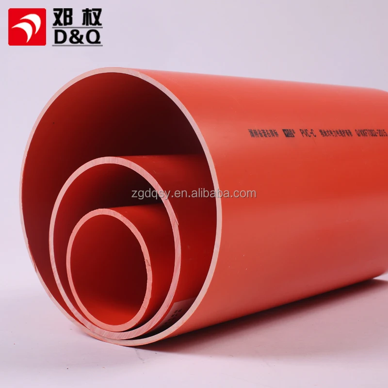 Long Service Life Underground CPVC High Voltage Cable Protection Pipe