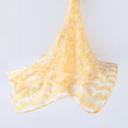 Cheap lightweight wave stripe shine embroidered voile shawl scarf chiffon scarf wholesale