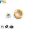 copper pipe end cap insert nut brass tee nuts hex coupling joint nut