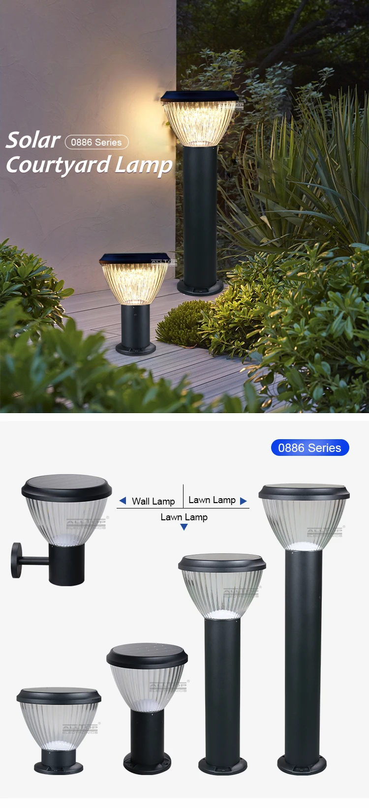 ALLTOP Custom best outdoor solar garden lights company-5