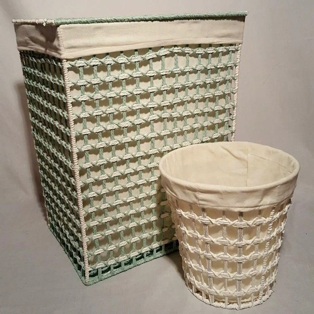 laundry basket rattan