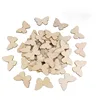 christmas home decoration diy butterfly craft natural wood slices ornament