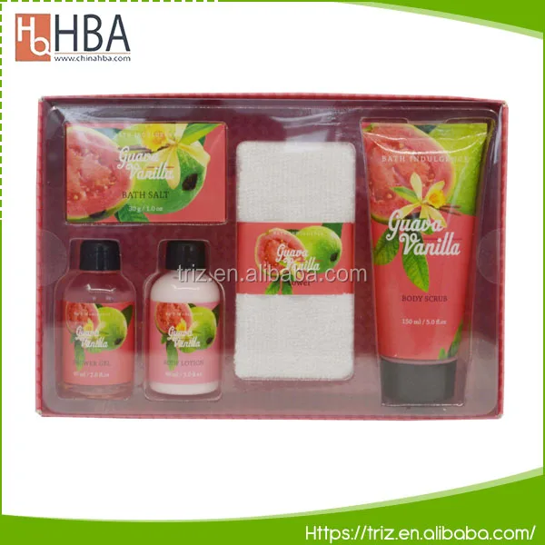 promotion gift shower gel body lotion natural aromatic bath set