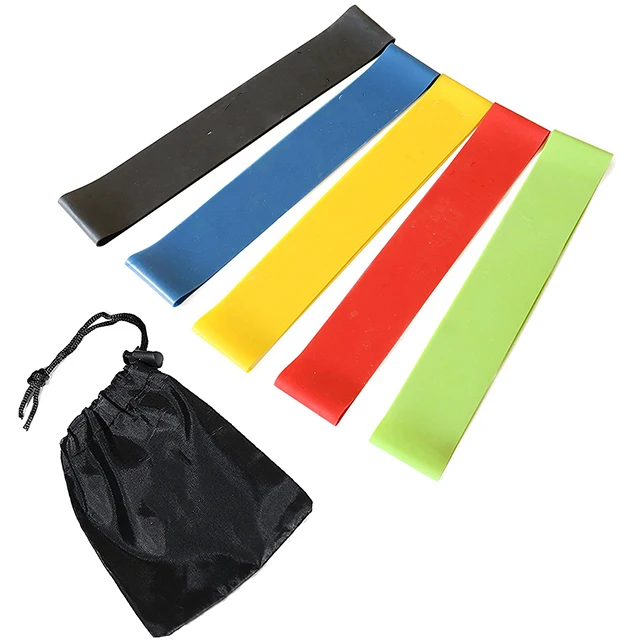 Elastic Exercise With Resistance Bands, Exercise Loop bands by Set of 5, 12-inch Fitness Bands for Training, Customized color
Elastic Exercise With Resistance Bands, Exercise Loop bands by Set of 5, 12-inch Fitness Bands for Training, Customized color