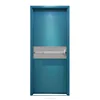 BS UL EN standard approved with glass vision panel heat resistant steel fire rated door
