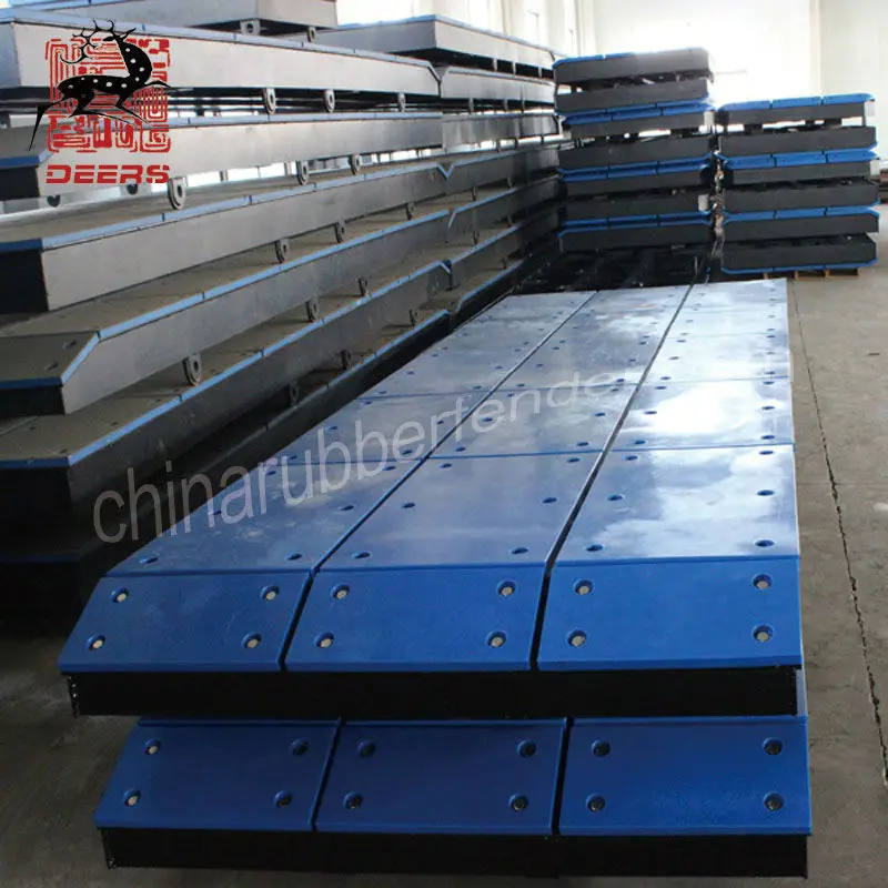 High quality wear resistant uhmwpe marine fender face pad ship dock fenders panel