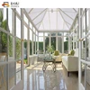 Mini greenhouse garden aluminium alloy glass sun rooms back yard cover and sunroom