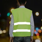 For night work Polyester mesh Yellow / Green reflective safety vest