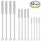 12-Piece Drinking Straw Cleaning Brush - Straw Cleaner (12", 10", 8")