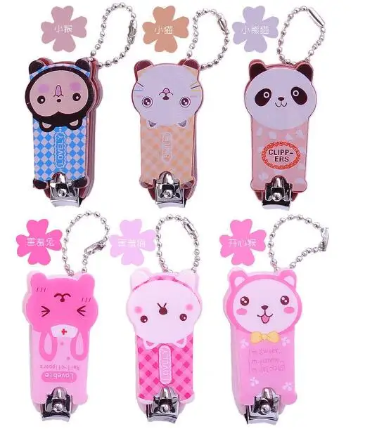 Portable cartoon cute animal nail clippers nail clippers cartoon nail clippers