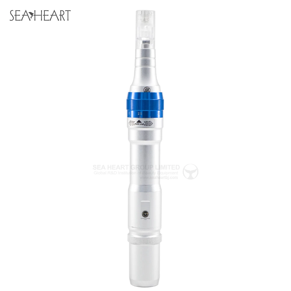Sea Heart two replaceable batteries two working modes Alloy scar removal dermapen
Sea Heart two replaceable batteries two working modes Alloy scar removal dermapen