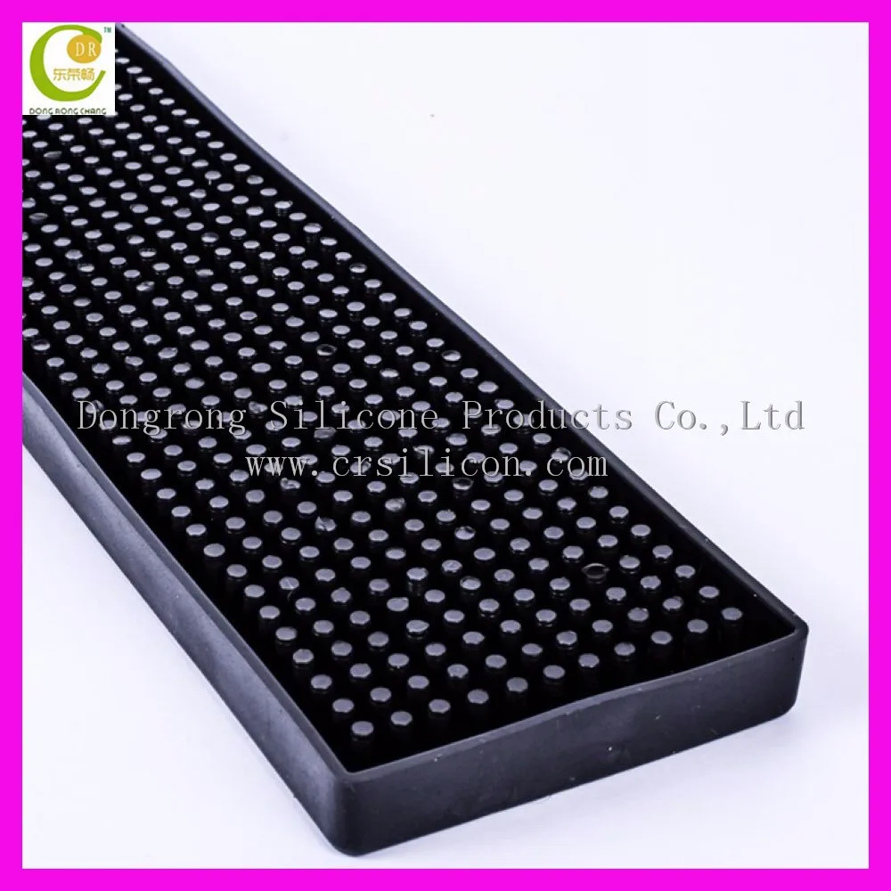 runner beer drip mat jagermeister silicone rubber bar mat for