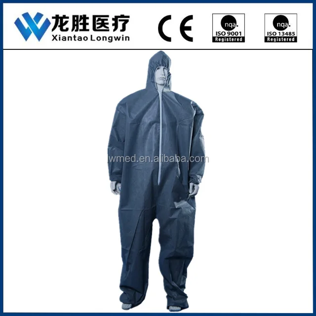 Disposable protective safety coverall/work suit