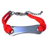 Yiwu Aceon Hot selling colorful rope friendship American market Blank ID Rope bracelet