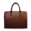 Multifunctional Men's Leather Tote Bags Men's Casual Genuine Leather Briefcase