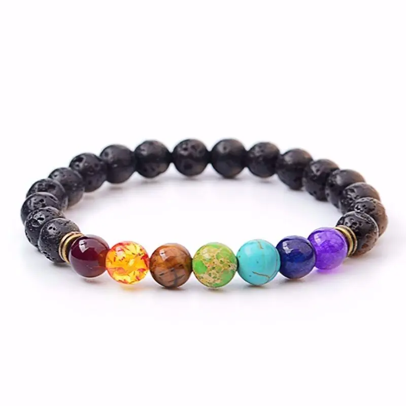 Mix Natural Lava Stone 7 Chakra Diffuser Healing Matte Bracelet, Rainbow color or custom color
Mix Natural Lava Stone 7 Chakra Diffuser Healing Matte Bracelet, Rainbow color or custom color