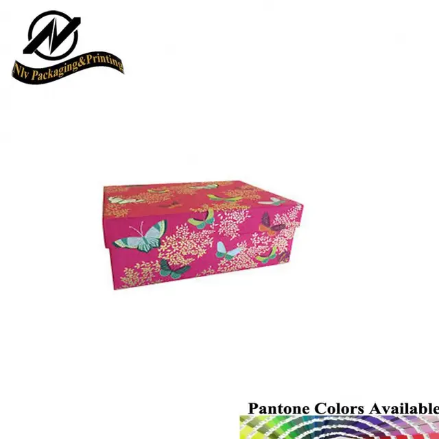 cheap white gift shopping custom printed valentine gift box