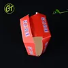 2016 Square Cardboard Paper Material Custom Printed Folding cardboard box food paper fried chicken packaging packing lunch box