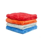 600gsm microfiber car drying toallas high pile strong thick edgeless towel microfiber coral fleece cloth towels
