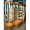 High Quality Multifunctional Wood and Glass Showcases With LED In Various Styles