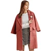 2018 winter new Korean clothes women's solid color lapel thick long fashion wool coat