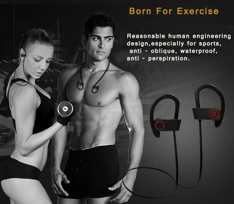 Headphone Accessories Waterproof Earbud Headset Bluetooth Earphone - ANKUX.COM