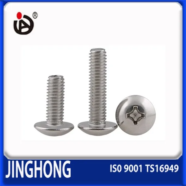 High Quality Stainless Steel Jis B Cross Recessed Mushroom