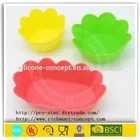 Chinese supplier custom flowerpot silicone cupcake molds