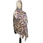 Wholesale turkish silk scarf high quality hot selling printing women indian large shawl printed 90*180 cm lady long scarf