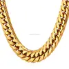 Dubai New Gold Chain Design,Men Chunky Chain Stainless Steel 18k Gold Plated