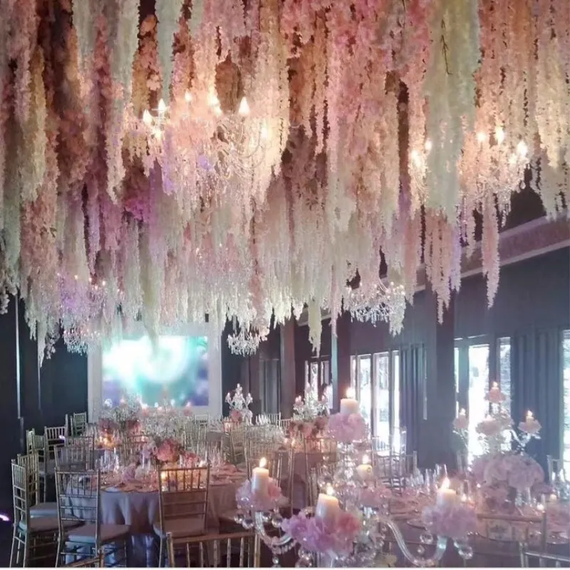 Brand-New-Crafts-1piece-lot-34cm-Artificial-Wisteria-Flower-Vine-Handmade-Hanging-Garland-Wedding-Home-Decorative (4)