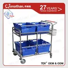 Cart WD-2 Warehouse Heavy Duty Metal Steel Transport Cart