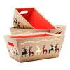 Custom Merry Christmas Storage Present Gift Hampers Tray Box