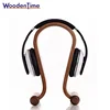 Woodentime Sturdy Table Top Wood N-Shape Headphone Wireless Fashion Desktop Retail Single Headset Earphone Merchandising Display