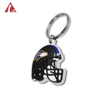 Souvenir rugby American Custom rubber ice hockey helmet keychain / baseball helmet keychain / football helmet keychain