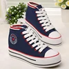 China wholesale new design rubber all star canvas shoes women