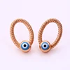 26160 xuping personalized elegant jewelry evil eye young people stud earrings light weight gold earring with no stones