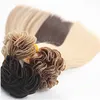 Top quality European cuticle hair hand tied weft hair extension