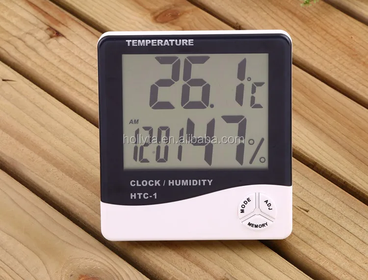 LCD digital temperature and humidity meter hygrothermograph thermometer and hygrometer