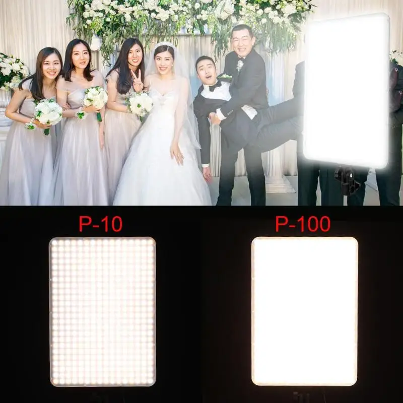 ALLOYSEED 3200K to 5600K Adjudtable LED Video Fill Light 3600LM 48W Stepless Dimming Camera Fill Lamp for DSLR Camera
ALLOYSEED 3200K to 5600K Adjudtable LED Video Fill Light 3600LM 48W Stepless Dimming Camera Fill Lamp for DSLR Camera